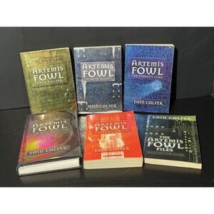 ARTEMIS FOWL SERIES - Book Lot - Books  1 Thru  #5  Plus Fowl File - Eoin Colfer